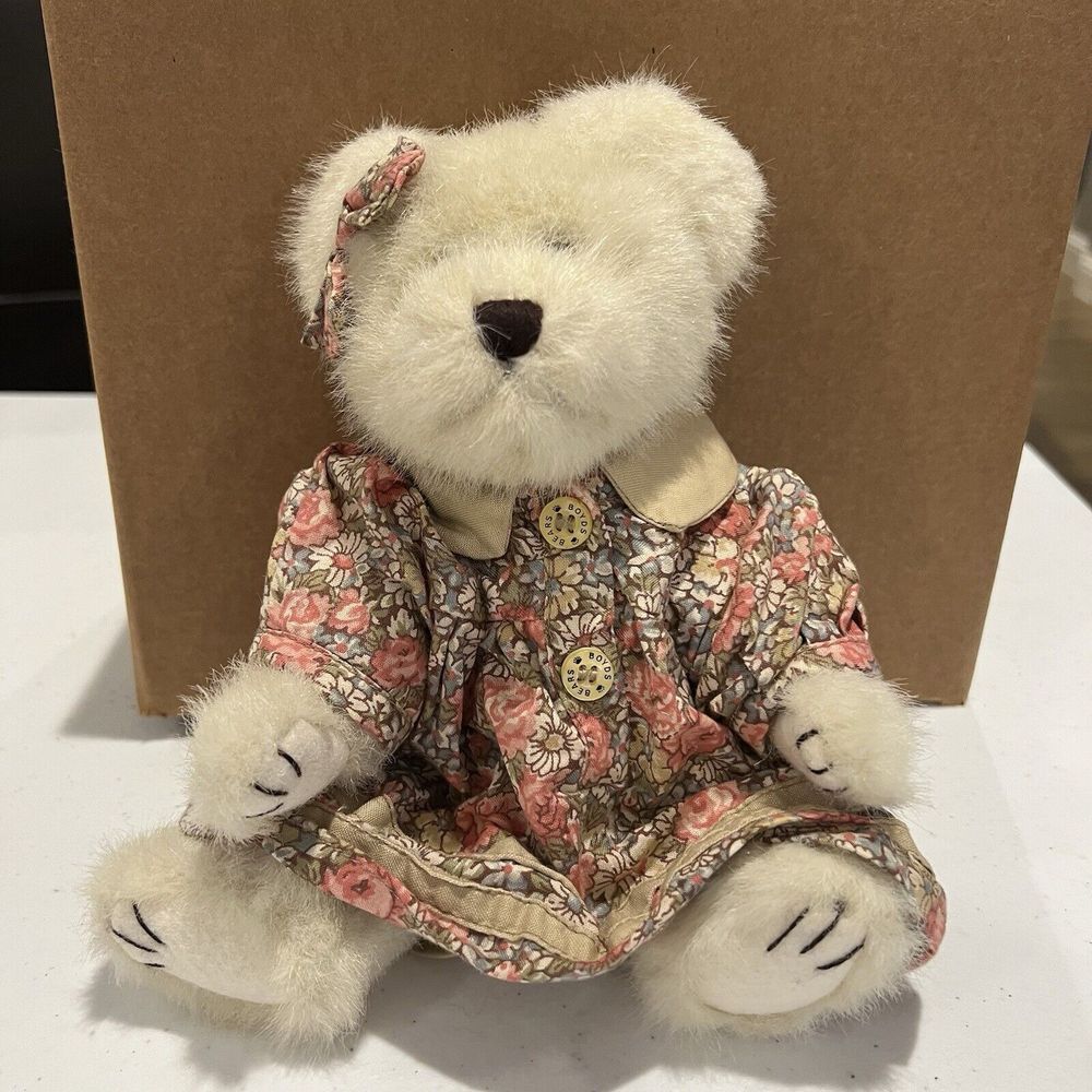 Boyd Bears Vintage Plush Floral Dress